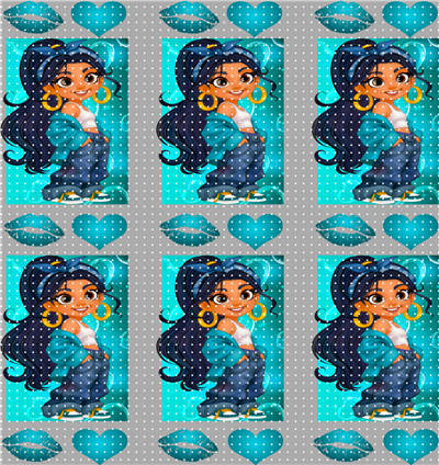 Pen sticker-F 2637